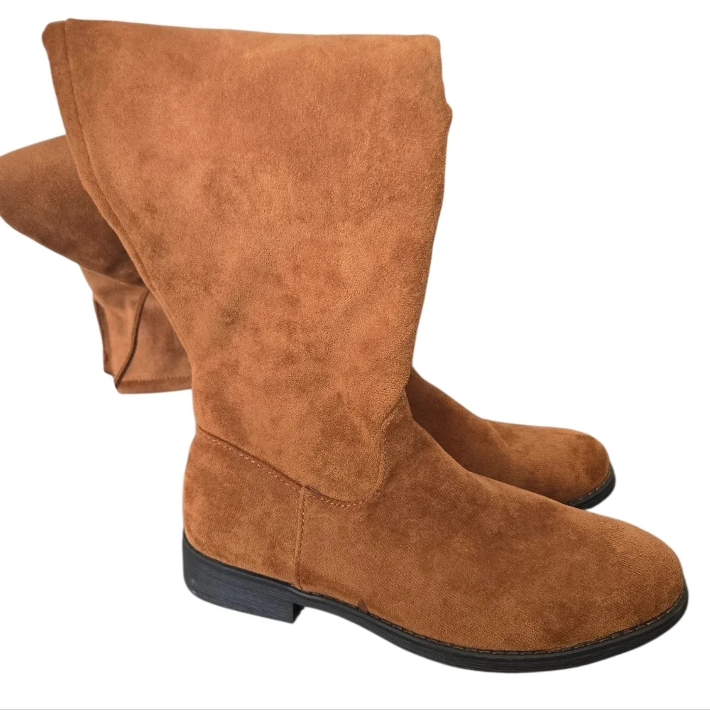 Suede Brown Suede Boots Size 7
